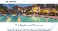 Desktop Screenshot of fogelman.com